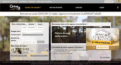 Desktop Screenshot of century21-ades-clermont.com