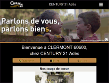 Tablet Screenshot of century21-ades-clermont.com